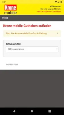 Krone mobile android App screenshot 11