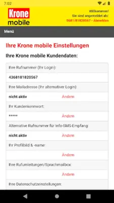 Krone mobile android App screenshot 12