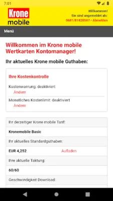 Krone mobile android App screenshot 13