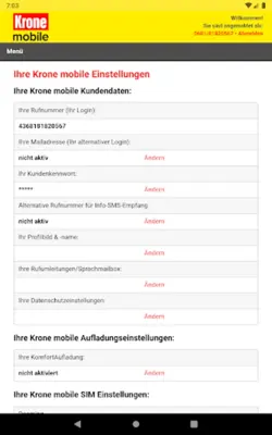 Krone mobile android App screenshot 2