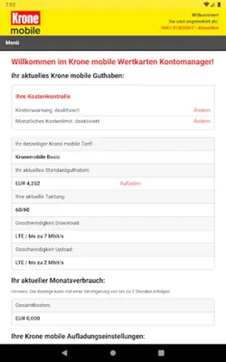 Krone mobile android App screenshot 3